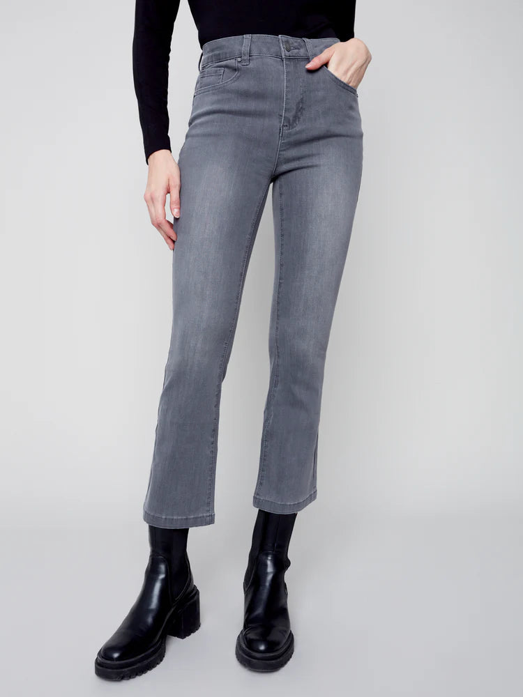 Charlie B Medium Grey Bootcut Jeans