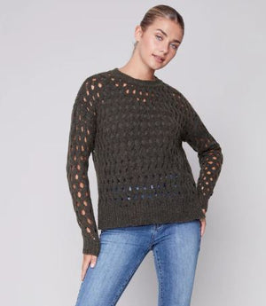 Charlie b Wavy Knit Sweater